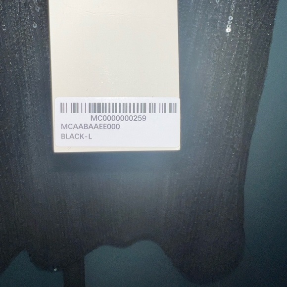 Black Sequin Size:L dress - Picture 4 of 4